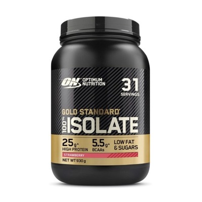 Optimum Whey Gold Isolate 930g strawberry cream