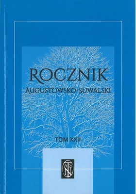 Rocznik Augustowsko-Suwalski Tom XXII