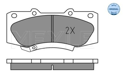 КОЛОДКИ HAM. TOYOTA P. HILUX 2,5-3,0 D-4D