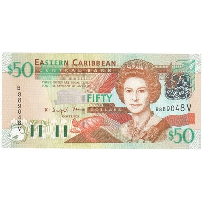 Banknot, Państwa Wschodnich Karaibów, 50 Dollars,
