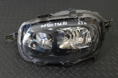 Лампа левый перед передняя 9820059680 citroen c3 iii 3 фото №1
