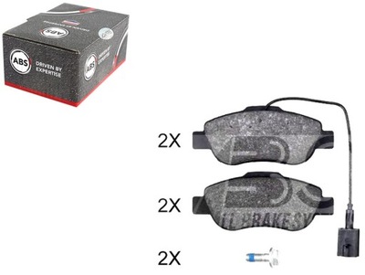 Abs35066 тормозные колодки тормозной. ford ka 1,3tdci 08- перед фото №1