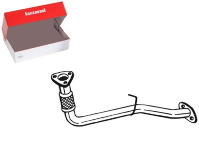 Труба вихлопна перед land rover defender discovery ii 2.5d фото №1