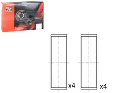 PIEZAS INSERTADAS CIGÜEÑAL FAI BB2067-STD RENAULT LAGUNA MEGANE TRAFIC 2.0DCI  