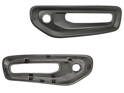 Dodge ram 2019- решітка радіатора бампера ліва rebel 68335957ab фото №1