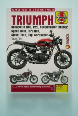 КНИЖКА O TYM КАК NAPRAWIC МОТОЦИКЛ TRIUMPH STREET CUP 900CC ИНСТРУКЦИЯ фото