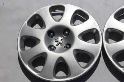 WHEEL COVER PEUGEOT 207 307 208 CARGO 15 ORIGINAL  