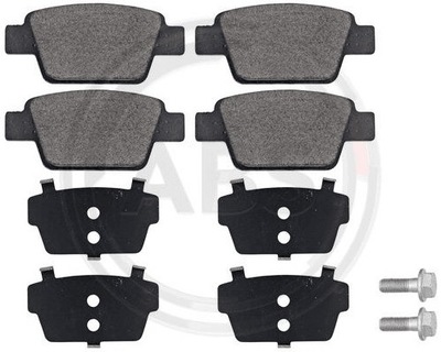 Тормозные колодки тормозные задние fiat bravo ii 2006- фото №1