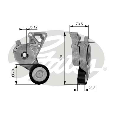 ROLLO NAPINAJACA PK GATES T38148  