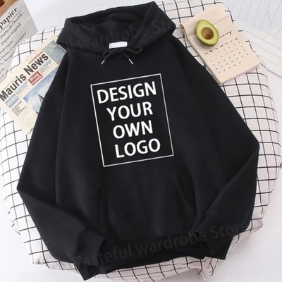 Custom Your Logo Zip Up Hoodie Customize Personali