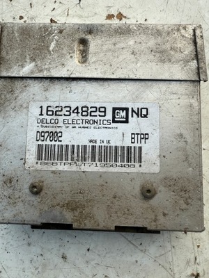 Бортовий комп'ютер двигуна opel astra ii 16234829 фото №1