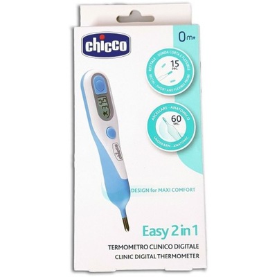 Chicco Easy 2w1 Termometr cyfrowy 2w1 dla dzieci