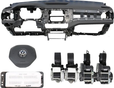 Приборная панель консоль подушка безопасности ремни vw t-cross фото №1