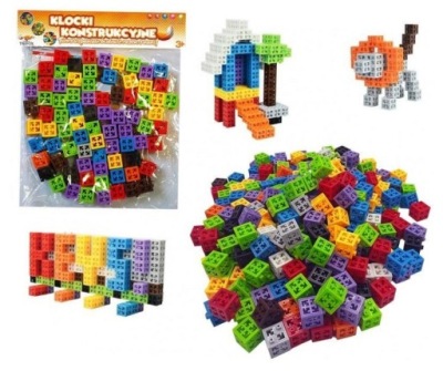 Klocki konstrukcyjne Sześciany 80el