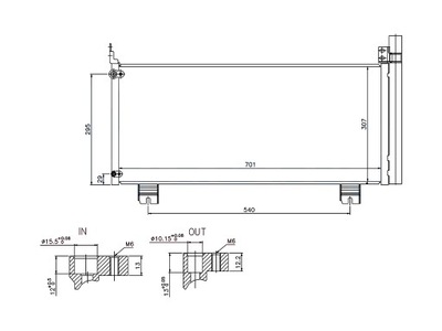 Lexus rx 2009-2012 радиатор кондиционера 8846048150 фото №1