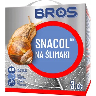 Środek trutka na ślimaki BROS Snacol 5GB 3kg