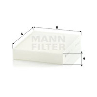 FILTR, VENTILACIÓN PRZESTRZENI PASAZERSKIEJ MANN-FILTER CU 25 001  