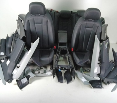 Audi a4 b9 8w сидіння заднє сидіння салон комплект sedan 41km фото №1