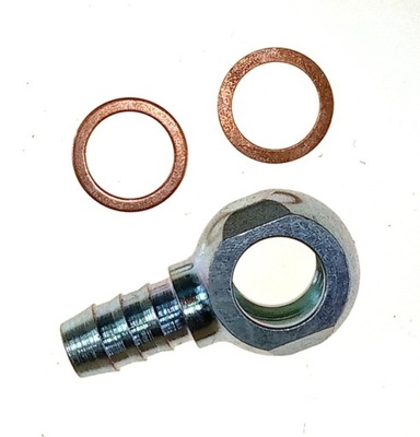 OCZKO, BANJO TERMINAL OCZKOWA 18MM AL TEKALAN 12MM  