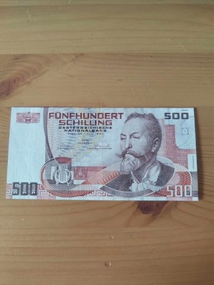 Austria - 500 Szylingów - 1985