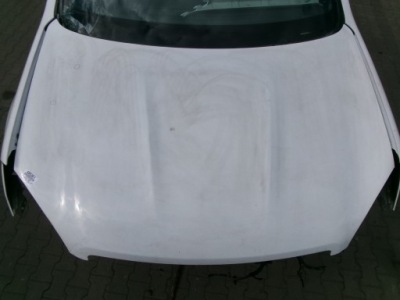 Nissan qashqai 1 j10 капот крышка багажника передняя белый 326g фото №1