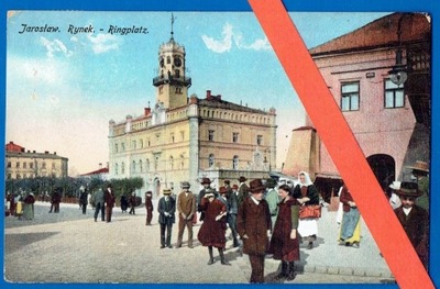 Jarosław. Rynek. Ludzie. 1916 rok. C027