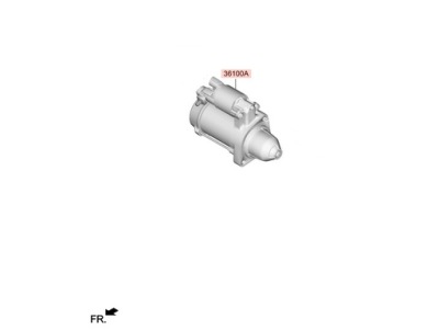 Oem стартер 361002cta0 do kia stinger фото №1