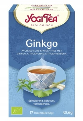 HERBATA GINKGO MIŁORZĄB JAPOŃSKI BIO YOGI TEA