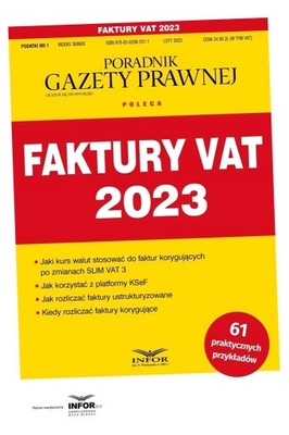 FAKTURY VAT 2023. PODATKI 1/2023 PRACA ZBIOROWA