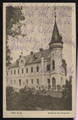 Tost O.S. Toszek 1919 rok Schloss-Nowy zamek