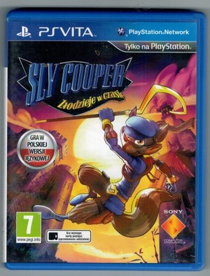 GRA SONY PS VITA SLY COOPER ZŁODZIEJE W CZASIE PL