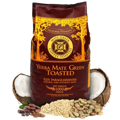 Yerba Mate Green Coffee Toasted 1kg kawa kakao