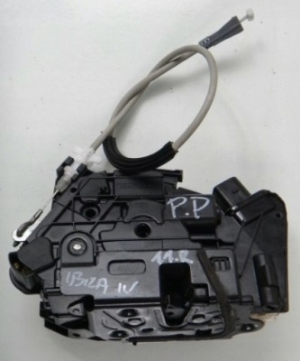 Seat ibiza iv 11 r замок дверь правый перед 6-pin фото №1