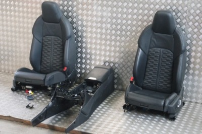 Шкіра сидіння audi rs6 4k c8 czarna nic f255 фото №1