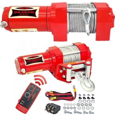 PREMIUM ЛЕБЕДКА ЭЛЕКТРИЧЕСКАЯ DRAGON WINCH 3500ST 1588KG ПУЛЬТ 1,2KM 12V