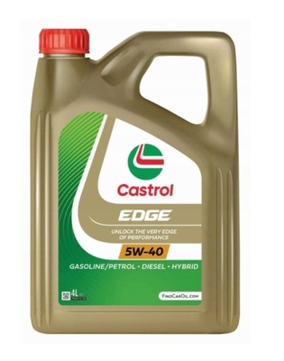 Масло 5w-40 castrol edge titanium 4l - castrol фото №1