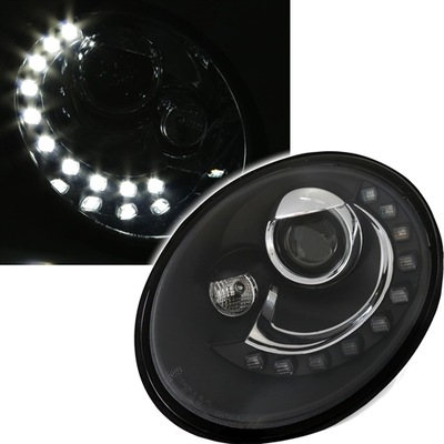 LAMPY REFLEKTORY VW NEW BEETLE 98-05 BLACK LED