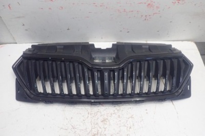 Решётка радиатора skoda fabia iii lift 2017- czarna 6v0 фото №1