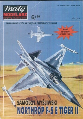Mały Modelarz 6/99; Samolot mysliwski NORTHROP F-5E Tiger II