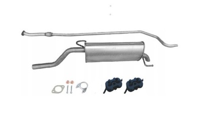 RURA+LACZNIK ELAST+TLUMIK +KOMPLEKTAS MONT. FIAT GRANDE PUNTO POJ.1,4 