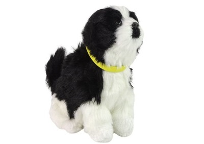 Pies Piesek Border Collie Pluszowy - Interaktywna Zabawka dla Dzieci, z