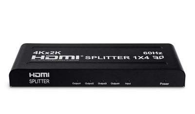 ROZGAŁĘŹNIK SPLITTER HDMI 1x4 SPACETRONIK 4K wersja v2.0