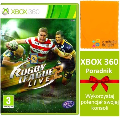 gra sportowa na XBOX 360 RUGBY LEAGUE LIVE 2 zakładaj OCHRANIACZE i GRAJ