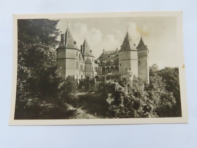 Stara pocztówka Gołuchów pałac