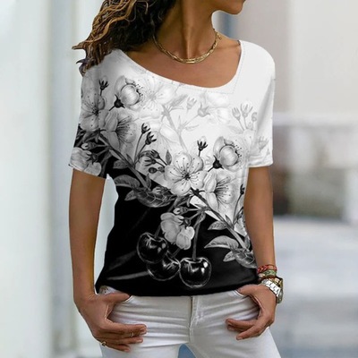 Y2k T-shirty Letnia damska koszulka Casual Fashion