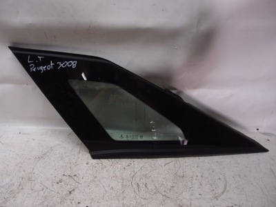 Скло кузовна лівий задня peugeot 3008 ii 2020r фото №1