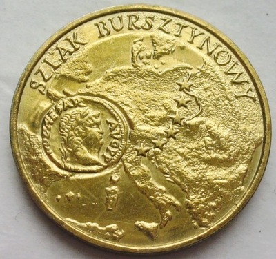 2001 - 2 ZŁOTE - GN - SZLAK BURSZTYNOWY