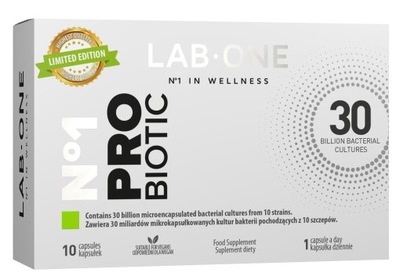 LAB ONE PROBIOTIC 10 kaps. probiotyk, synbiotyk