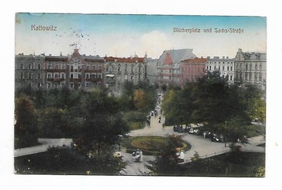 Katowice Kattowitz Sachs-Strasse 1916