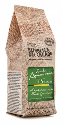 Gorzka czekolada EKWADOR AMAZONIA 75% Republica del Cacao
